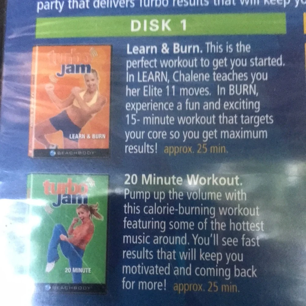 Turbo Jam DVD by Beachbody NWT